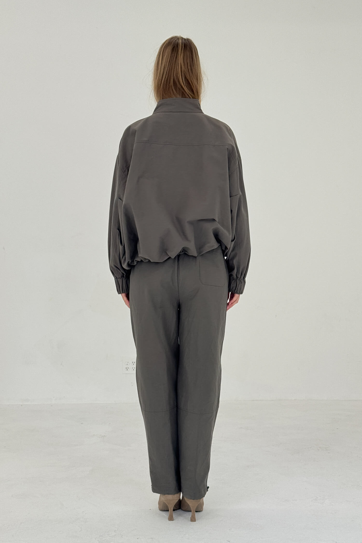 SABLE JACKET IN CHARCOAL
