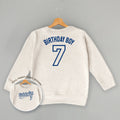 Birthday Boy Varsity #7 (Kids Back Print)