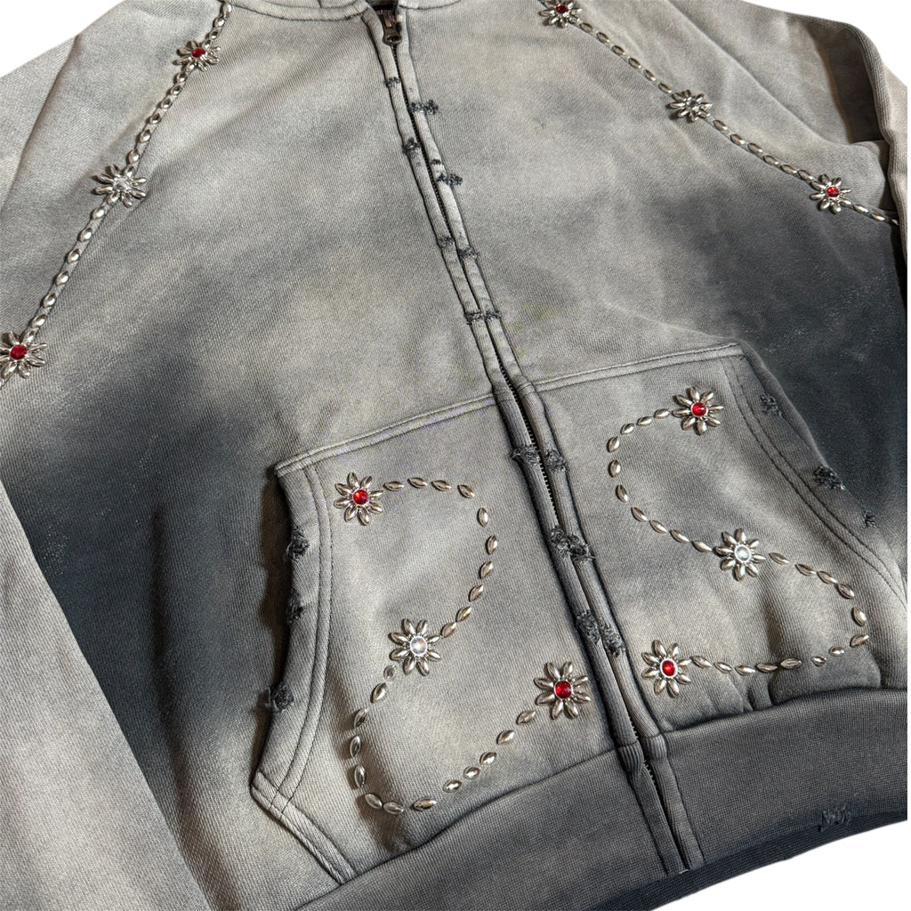 Sun Flower Zip Up